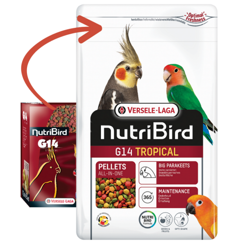 Versele Laga Nutrıbırd G14 Tropıcal Paraket Pelet Yem 1kg