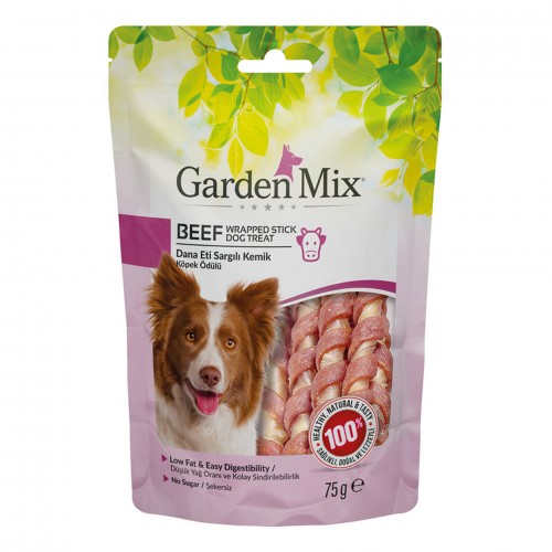 GARDEN MIX DANA ETLI KEMIK KÖPEK ÖDÜLÜ 75 GR GARDEN MIX DANA ETLI KEMIK KÖPEK ÖDÜLÜ 75 GR