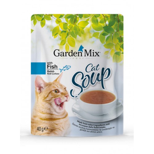 Gardenmix Ton Balıklı Kedi Çorbası 40gr Gardenmix Ton Balıklı Kedi Çorbası 40gr