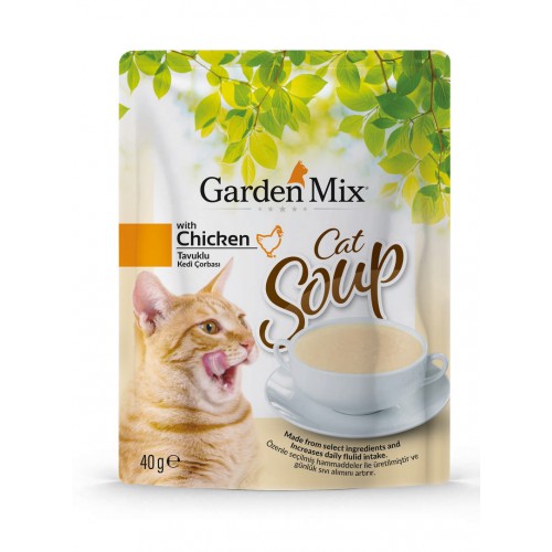 Gardenmix Tavuklu Kedi Çorbası 40gr Gardenmix Tavuklu Kedi Çorbası 40gr