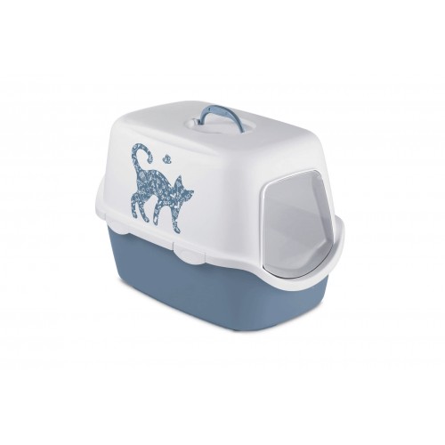 Stefanplast Cathy Grıffe Mavi Kedi Tuvaleti 56x40x40cm Stefanplast Cathy Grıffe Mavi Kedi Tuvaleti 56x40x40cm