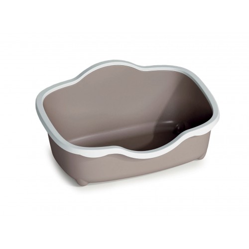 Stefanplast Tres Chıc Beyaz/pembe Açık Kedi Tuvaleti 56x38,5x26cm