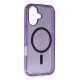 Newface iPhone 16 Kılıf Glow Magsafe Kapak - Mor