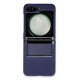 Newface Samsung Galaxy Z Flip 5 Kılıf Belt Flip Kapak - Lacivert
