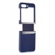 Newface Samsung Galaxy Z Flip 5 Kılıf Belt Flip Kapak - Lacivert