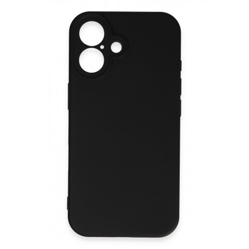 Newface iPhone 16 Kılıf First Silikon - Siyah Newface iPhone 16 Kılıf First Silikon - Siyah