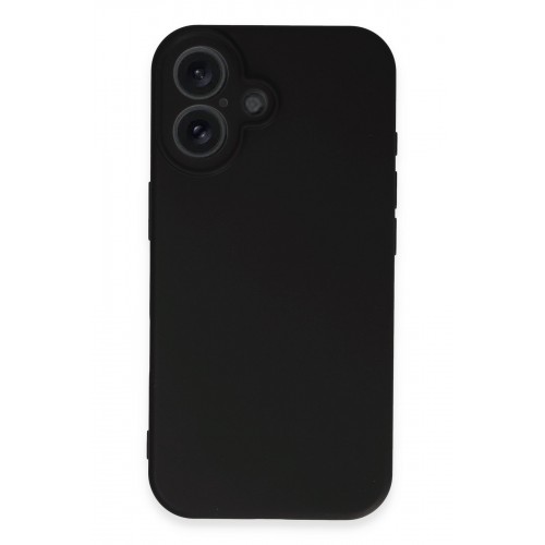 Newface iPhone 16 Kılıf First Silikon - Siyah Newface iPhone 16 Kılıf First Silikon - Siyah