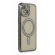 Newface iPhone 15 Kılıf Joke Simli Magneticsafe Kılıf - Gri Newface iPhone 15 Kılıf Joke Simli Magneticsafe Kılıf - Gri