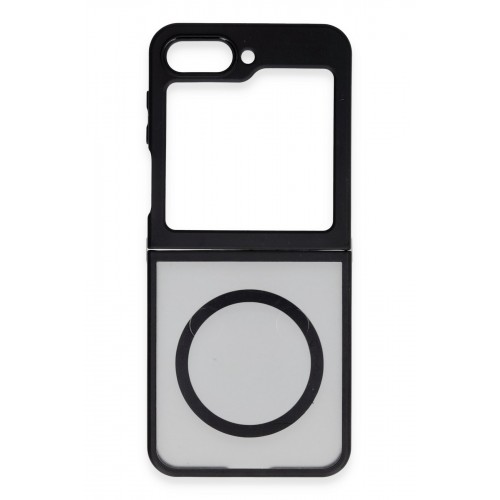 Newface Samsung Galaxy Z Flip 5 Kılıf Blur Fold Magsafe Kapak - Mat Siyah Newface Samsung Galaxy Z Flip 5 Kılıf Blur Fold Magsafe Kapak - Mat Siyah