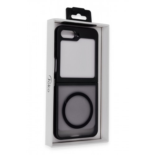 Newface Samsung Galaxy Z Flip 5 Kılıf Blur Fold Magsafe Kapak - Mat Siyah Newface Samsung Galaxy Z Flip 5 Kılıf Blur Fold Magsafe Kapak - Mat Siyah