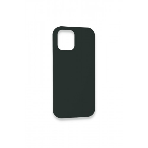 Newface iPhone 12 Pro Max Kılıf Lansman Legant Silikon - Koyu Gri Newface iPhone 12 Pro Max Kılıf Lansman Legant Silikon - Koyu Gri