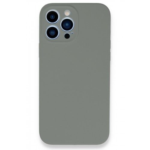 Newface iPhone 13 Pro Max Kılıf Lansman Legant Silikon - Gri