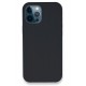 Newface iPhone 12 Pro Kılıf Lansman Legant Silikon - Koyu Gri