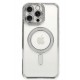 Newface iPhone 16 Pro Kılıf Joke Simli Magneticsafe Kılıf - Gümüş Newface iPhone 16 Pro Kılıf Joke Simli Magneticsafe Kılıf - Gümüş