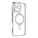 Newface iPhone 16 Pro Kılıf Joke Simli Magneticsafe Kılıf - Gümüş Newface iPhone 16 Pro Kılıf Joke Simli Magneticsafe Kılıf - Gümüş