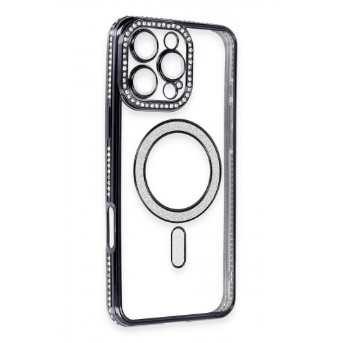 Newface iPhone 16 Pro Kılıf Joke Simli Magneticsafe Kılıf - Gri Newface iPhone 16 Pro Kılıf Joke Simli Magneticsafe Kılıf - Gri