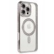 Newface iPhone 16 Pro Kılıf Joke Simli Magneticsafe Kılıf - Pembe