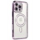 Newface iPhone 16 Pro Kılıf Joke Simli Magneticsafe Kılıf - Derin Mor Newface iPhone 16 Pro Kılıf Joke Simli Magneticsafe Kılıf - Derin Mor