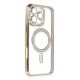 Newface iPhone 16 Pro Kılıf Joke Simli Magneticsafe Kılıf - Gold Newface iPhone 16 Pro Kılıf Joke Simli Magneticsafe Kılıf - Gold