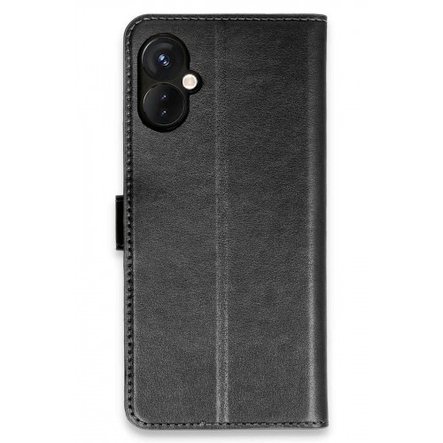 Newface Tecno Spark 9T Kılıf Trend S Plus Kapaklı Kılıf - Siyah