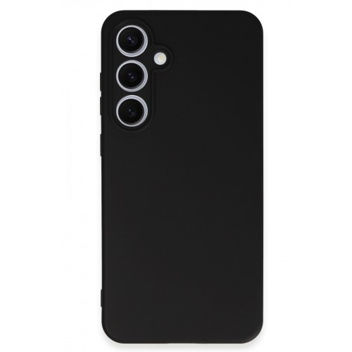 Newface Samsung Galaxy S24 FE Kılıf Nano içi Kadife Silikon - Siyah Newface Samsung Galaxy S24 FE Kılıf Nano içi Kadife Silikon - Siyah