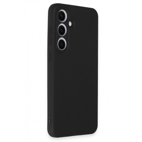 Newface Samsung Galaxy S24 FE Kılıf Nano içi Kadife Silikon - Siyah Newface Samsung Galaxy S24 FE Kılıf Nano içi Kadife Silikon - Siyah