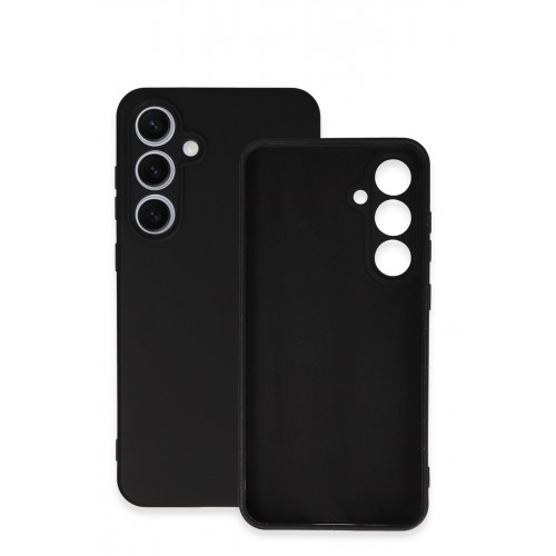 Newface Samsung Galaxy S24 FE Kılıf Nano içi Kadife Silikon - Siyah Newface Samsung Galaxy S24 FE Kılıf Nano içi Kadife Silikon - Siyah