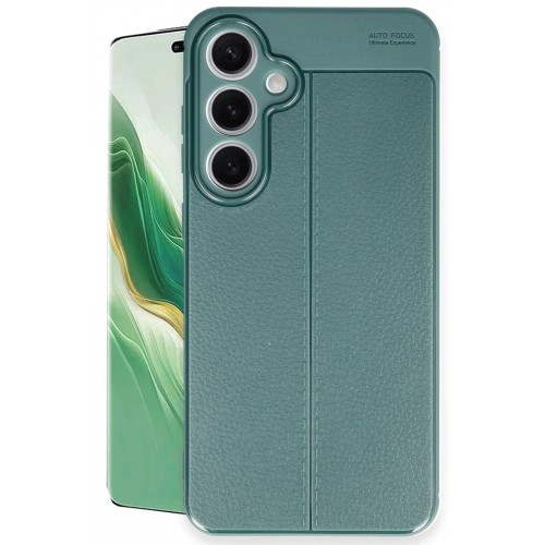Newface Samsung Galaxy S24 FE Kılıf Auto Focus Kapak - Koyu Yeşil Newface Samsung Galaxy S24 FE Kılıf Auto Focus Kapak - Koyu Yeşil