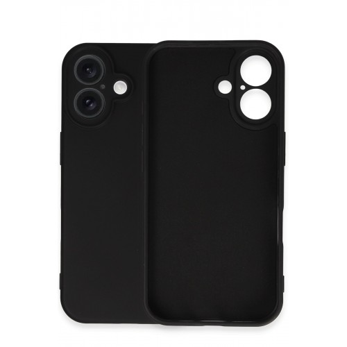 Newface iPhone 16 Plus Kılıf Nano içi Kadife Silikon - Siyah Newface iPhone 16 Plus Kılıf Nano içi Kadife Silikon - Siyah