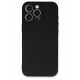 Newface iPhone 16 Pro Kılıf Nano içi Kadife Silikon - Siyah
