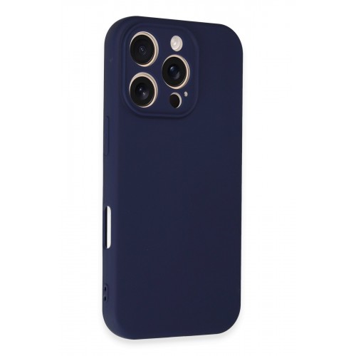 Newface iPhone 16 Pro Kılıf First Silikon - Lacivert Newface iPhone 16 Pro Kılıf First Silikon - Lacivert