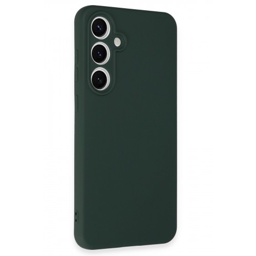 Newface Samsung Galaxy S24 FE Kılıf First Silikon - Koyu Yeşil Newface Samsung Galaxy S24 FE Kılıf First Silikon - Koyu Yeşil