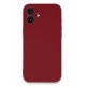 Newface iPhone 16 Plus Kılıf First Silikon - Kırmızı Newface iPhone 16 Plus Kılıf First Silikon - Kırmızı