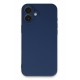 Newface iPhone 16 Plus Kılıf Nano içi Kadife Silikon - Lacivert