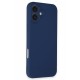 Newface iPhone 16 Plus Kılıf Nano içi Kadife Silikon - Lacivert