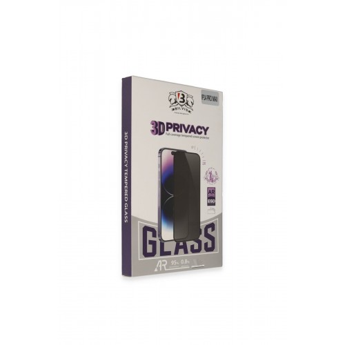 Newface iPhone 16 Pro Max Bilvis 3D Hayalet Cam Ekran Koruyucu Newface iPhone 16 Pro Max Bilvis 3D Hayalet Cam Ekran Koruyucu
