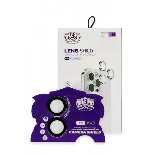 Newface iPhone 16 Bilvis Titan Kamera Lens - Siyah Newface iPhone 16 Bilvis Titan Kamera Lens - Siyah