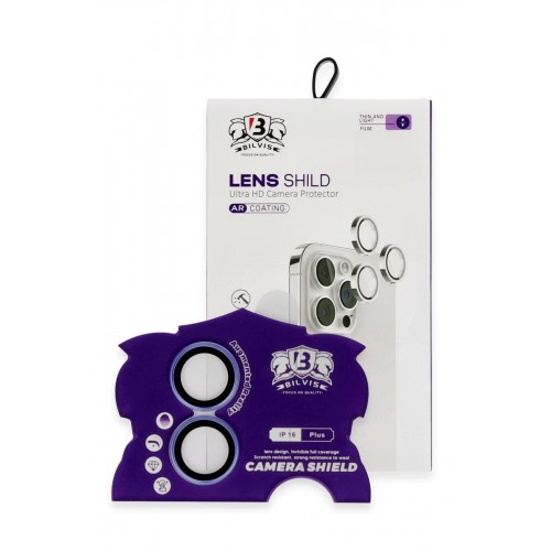 Newface iPhone 16 Bilvis Titan Kamera Lens - Mavi Newface iPhone 16 Bilvis Titan Kamera Lens - Mavi