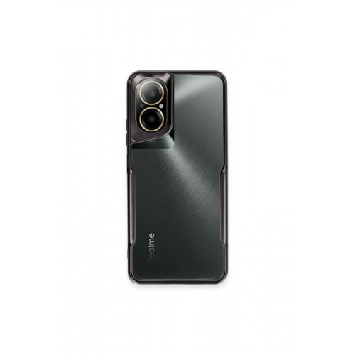 Newface Realme 12 Lite Kılıf Boyi Silikon Kapak - Siyah