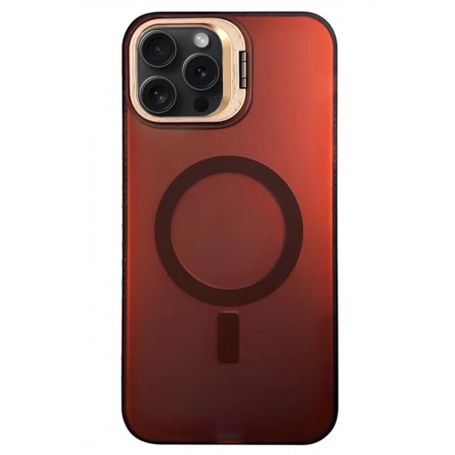 Newface iPhone 16 Pro Primera Magsafe Standlı Kapak - Bordo Newface iPhone 16 Pro Primera Magsafe Standlı Kapak - Bordo