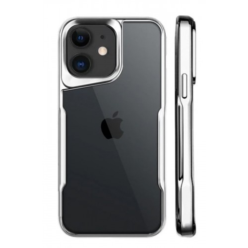 Newface iPhone 11 Kılıf Boyi Silikon Kapak - Gümüş Newface iPhone 11 Kılıf Boyi Silikon Kapak - Gümüş