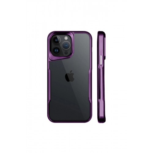 Newface iPhone 14 Pro Max Kılıf Boyi Silikon Kapak - Derin Mor Newface iPhone 14 Pro Max Kılıf Boyi Silikon Kapak - Derin Mor