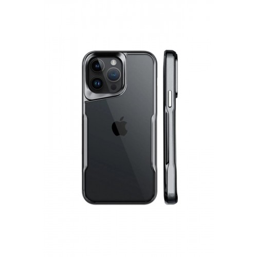 Newface iPhone 14 Pro Max Kılıf Boyi Silikon Kapak - Titan Gri Newface iPhone 14 Pro Max Kılıf Boyi Silikon Kapak - Titan Gri