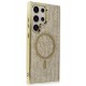Newface Samsung Galaxy S23 Ultra Kılıf Diamond Magsafe Kapak - Gold