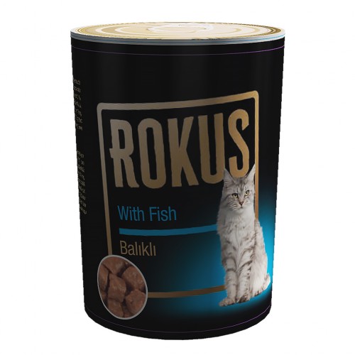 ROKUS BALIKLI KEDI KONSERVESI 410 GR  X 6 ADET