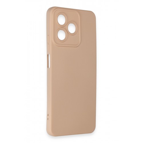 Newface Realme C53 Kılıf Nano içi Kadife Silikon - Pudra Newface Realme C53 Kılıf Nano içi Kadife Silikon - Pudra