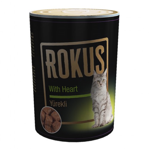 ROKUS YÜREKLI KEDI KONSERVESI 410G X 6 ADET