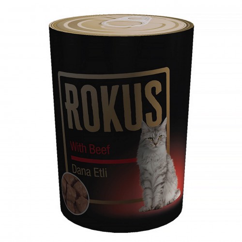 ROKUS DANA ETLI KEDI KONSERVESI 410 GR X 6 ADET ROKUS DANA ETLI KEDI KONSERVESI 410 GR X 6 ADET