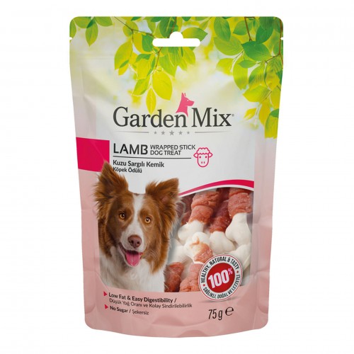 GARDEN MIX KUZU SARGILI KEMIK KÖPEK ÖDÜLÜ 75 GR X 4 ADET GARDEN MIX KUZU SARGILI KEMIK KÖPEK ÖDÜLÜ 75 GR X 4 ADET