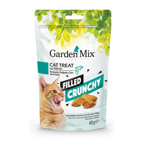 GARDENMIX SOMONLU İÇI DOLGULU KEDI ÖDÜLÜ 60 GR X 6 ADET GARDENMIX SOMONLU İÇI DOLGULU KEDI ÖDÜLÜ 60 GR X 6 ADET